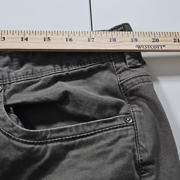 Tommy Bahama Pants Mens 38x34 Gray Cotton Pockets Stretch Preppy Embroidery Logo - Picture 5 of 15